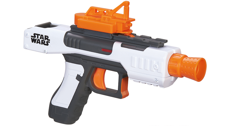 Illustration for article titled The Nerf Version of Chewbacca's Bowcaster Works Like a Real Crossbow